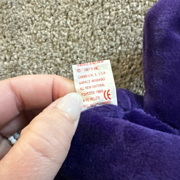 First Edition Princess Diana Ty Beanie Baby Bear. - Picture 6 of 6